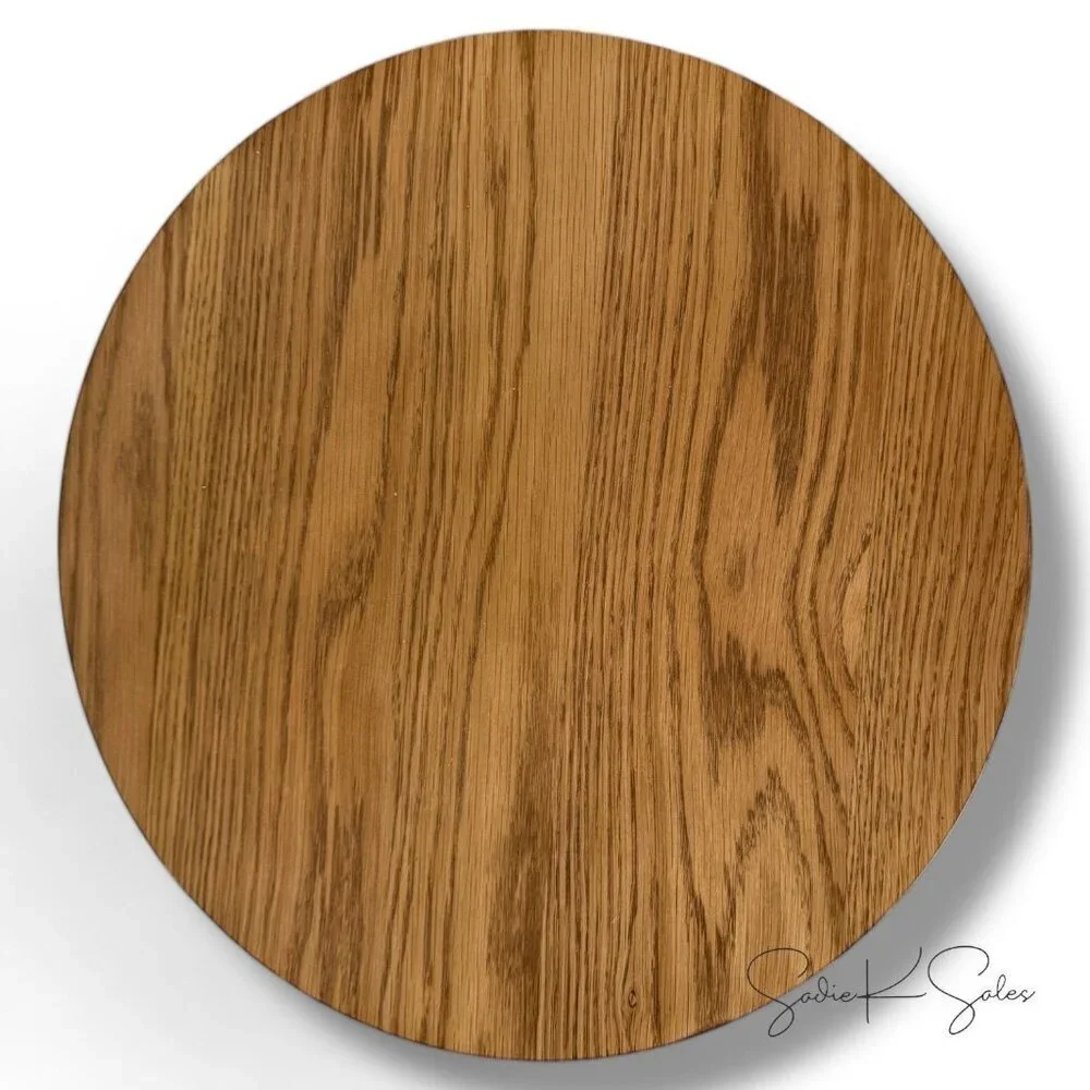 Scalloped Accent Table Light Oak -‎ Threshold Studio McGee - Target 2025 NIB